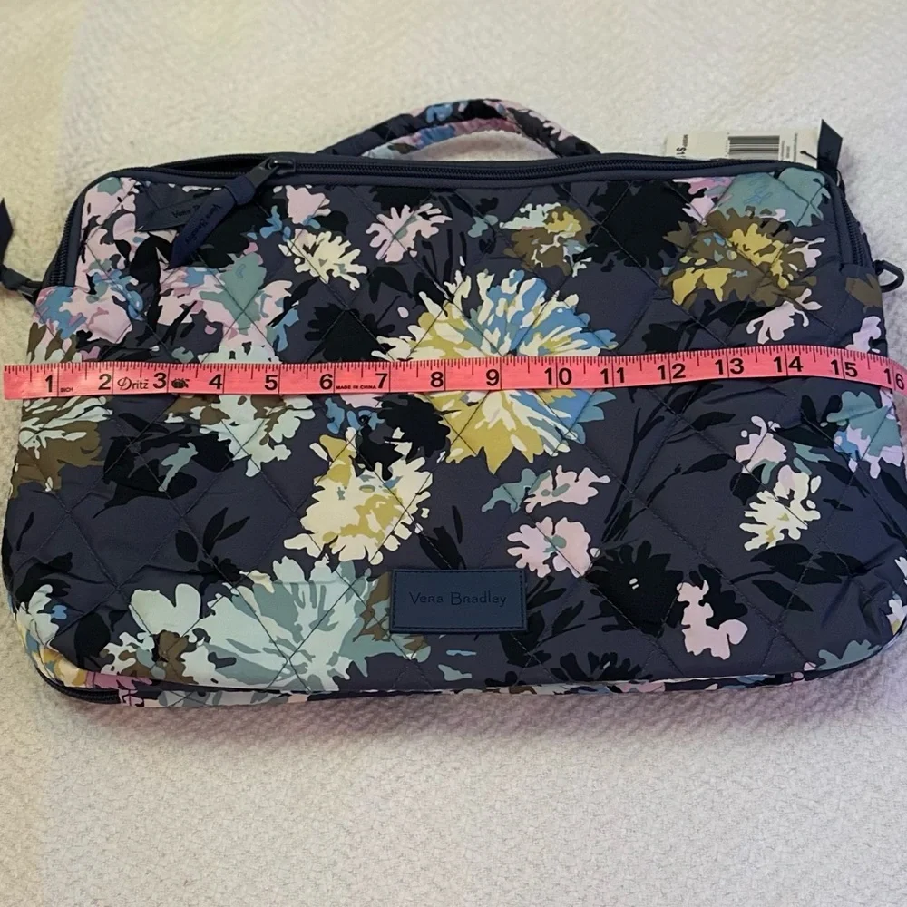 Vera Bradley Chrysanthemum Crush Shoulder Crossbody Laptop Case NWT